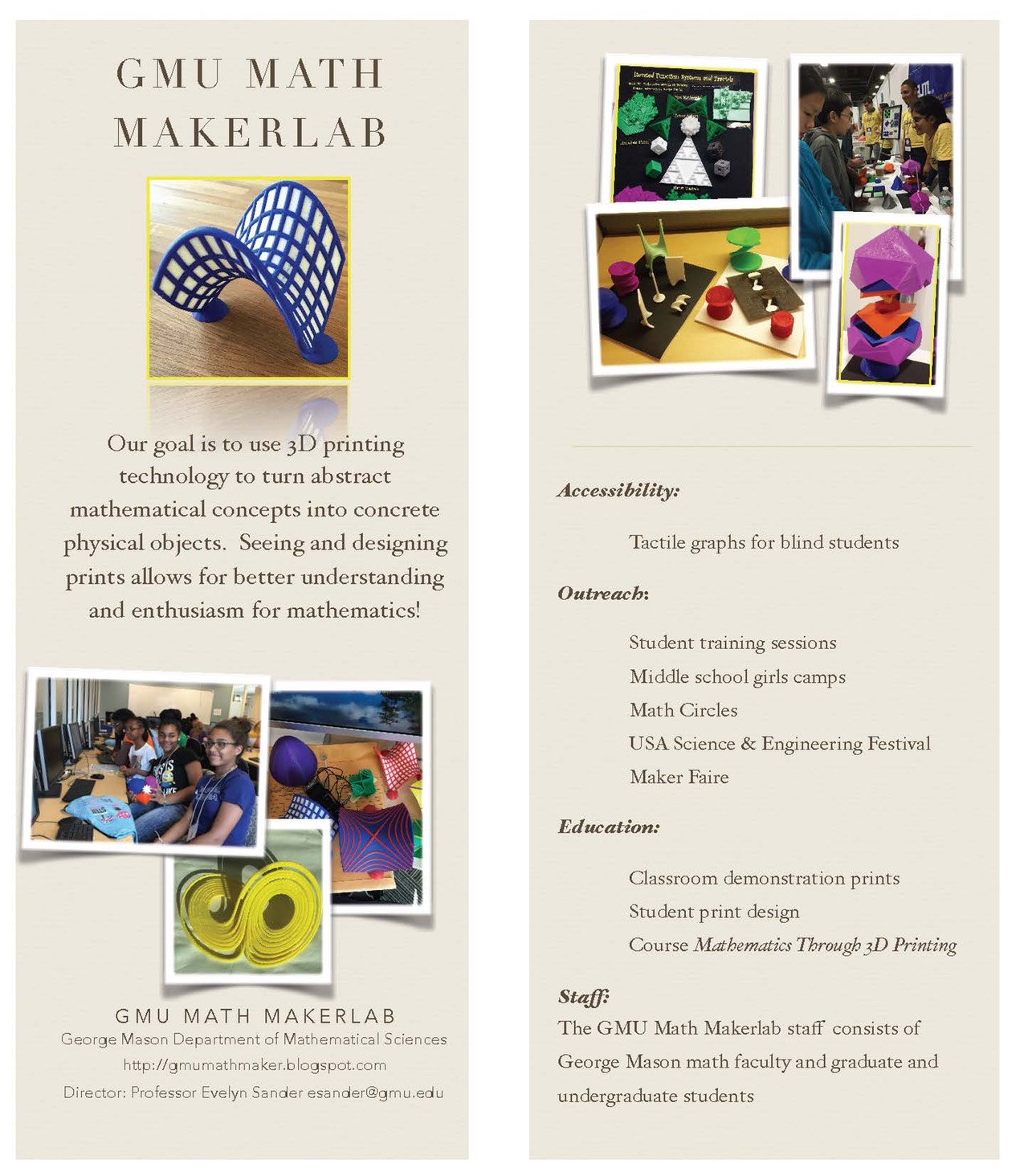 GMU Math Maker Lab project image