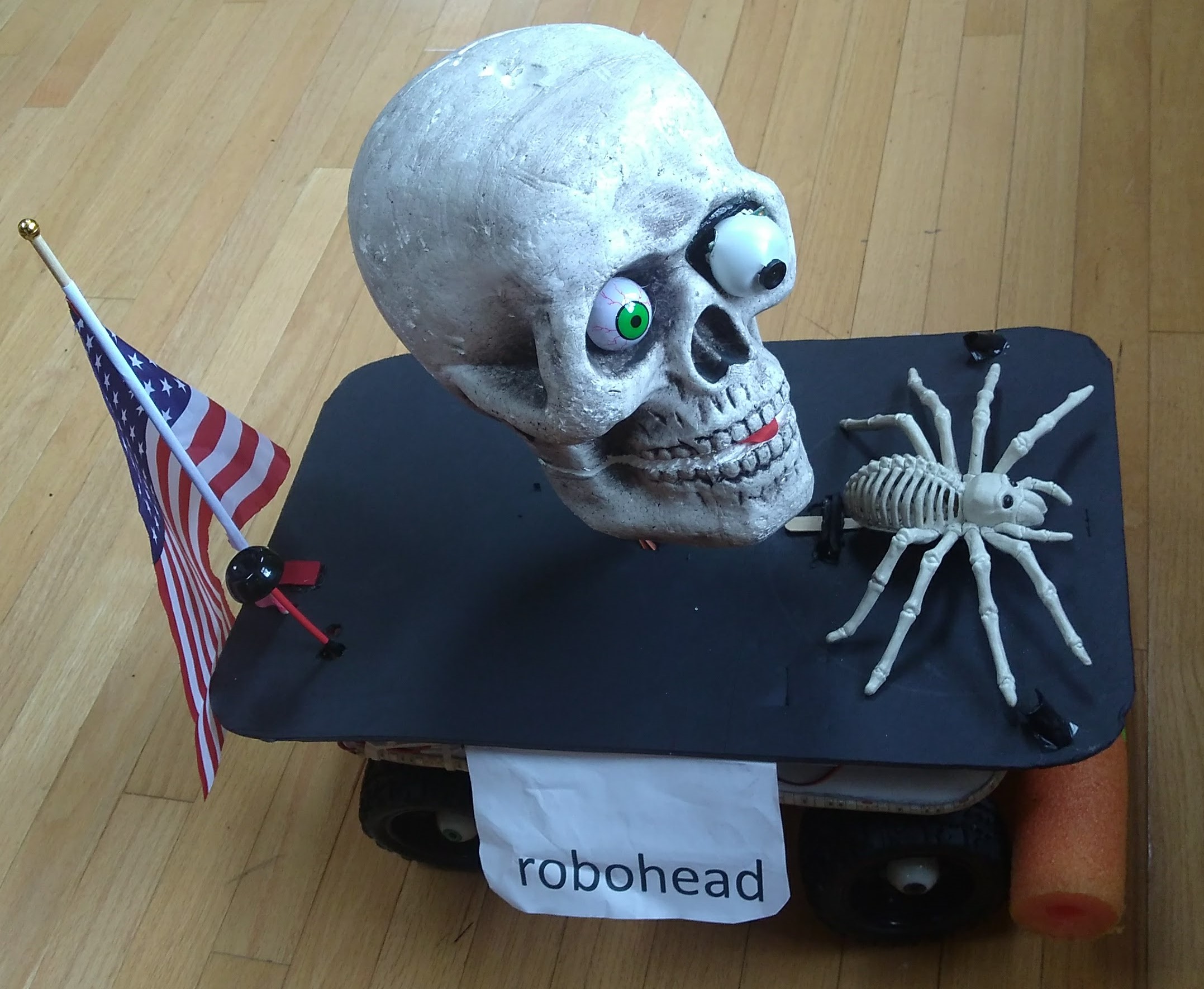 Robohead: Animatronic Head on Wheels project image