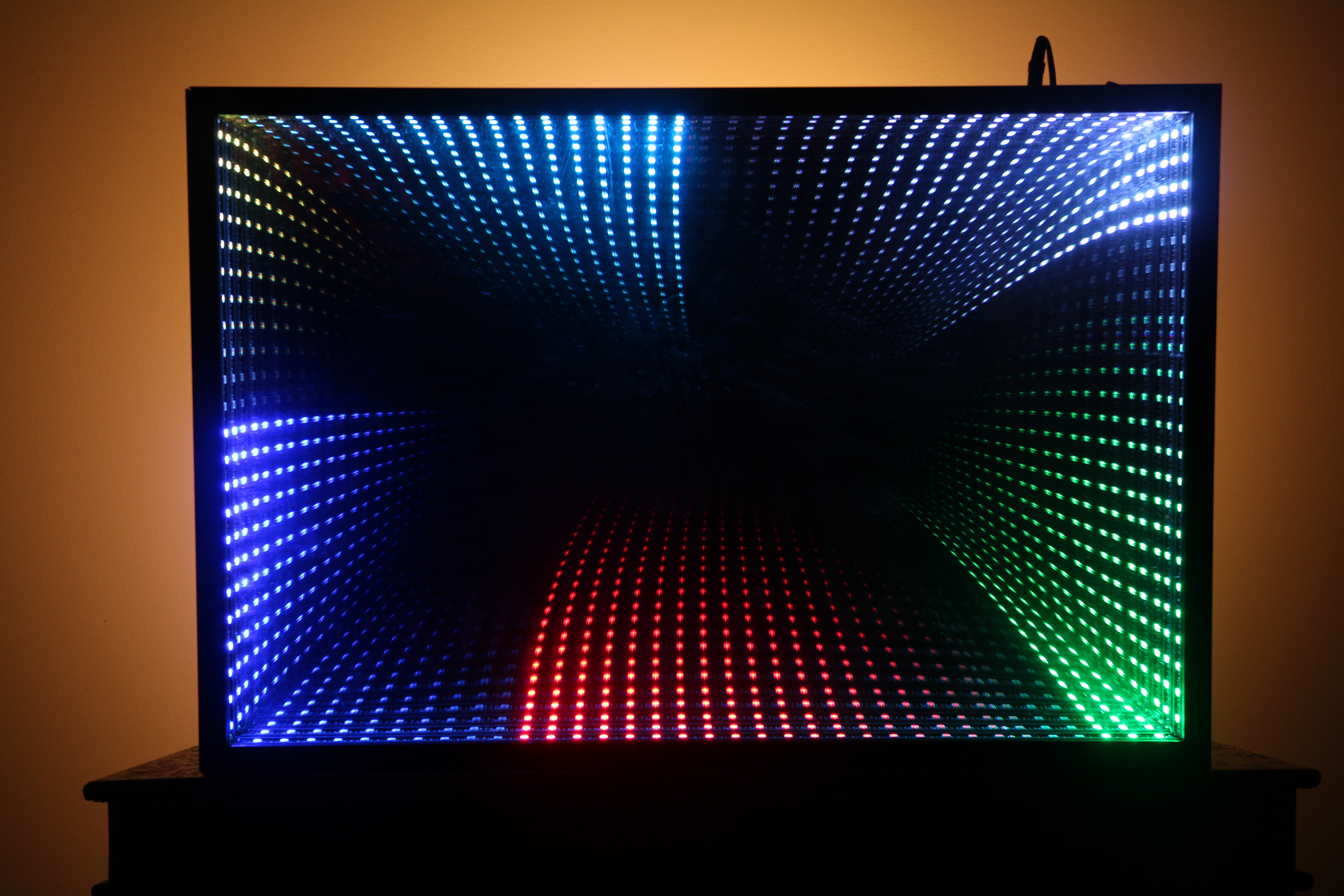 Infinity Mirror Reflections and Led Animation Art project image