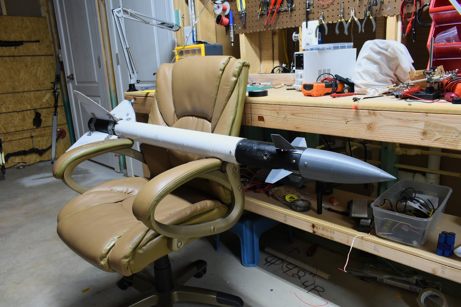 High power rocket stabilization project image